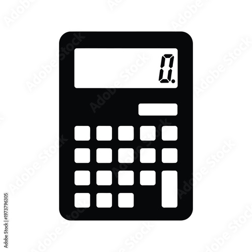 Modern minimalist black smartphone with a clean design and numeric keypad interface