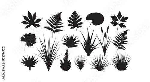 Elegant ink floral pattern showcasing delicate blossoms and leaves in a timeless design