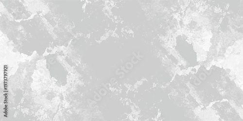 Abstract light gray watercolor background with symmetrical marble texture and subtle splatters for minimalist design