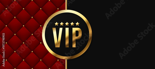 Tableau sur toile VIP banner