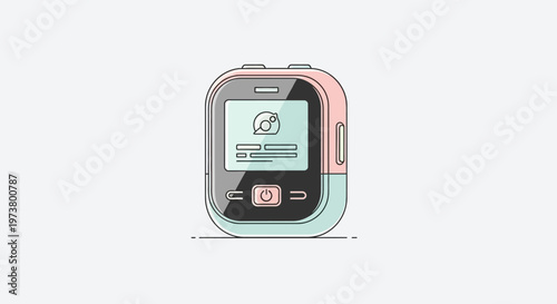 Smartwatch device with screen display.