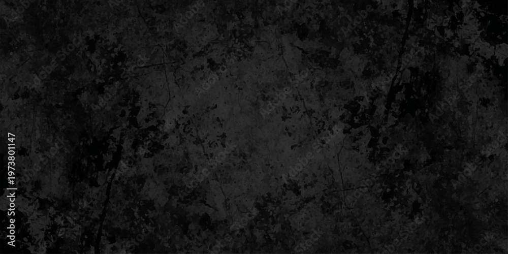 Fototapeta premium Dark Charcoal Grunge Concrete Texture Background, Distressed Black Cement Surface for Industrial Wall or Overlay Design