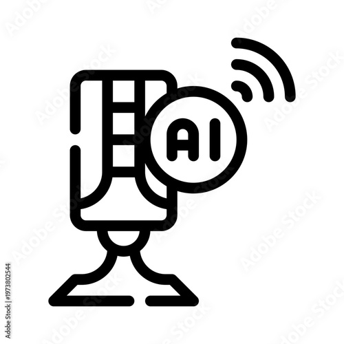 assistant line icon