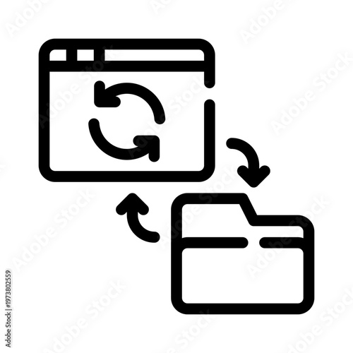 backup line icon