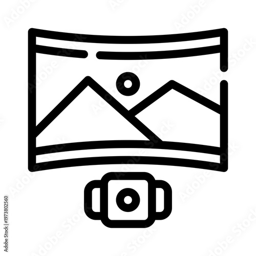 background line icon