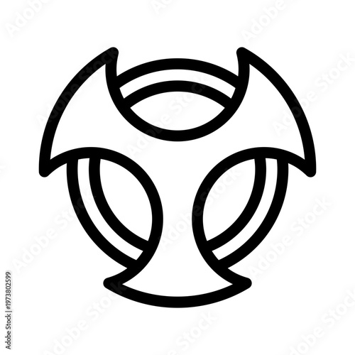 biohazard line icon
