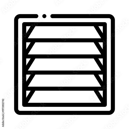 ceiling vent line icon