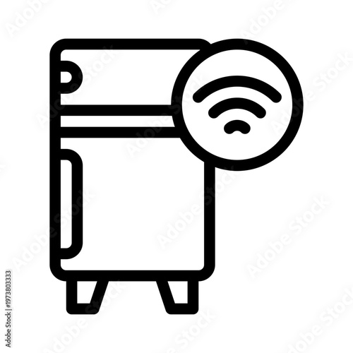 fridge line icon