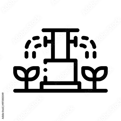 irrigation line icon