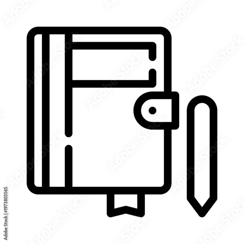 journal line icon
