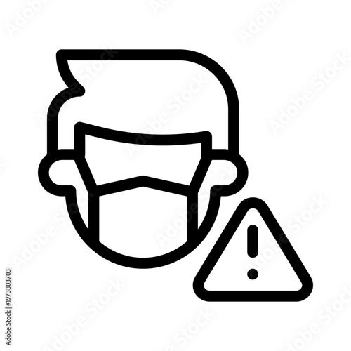 mask line icon