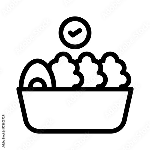 meal line icon