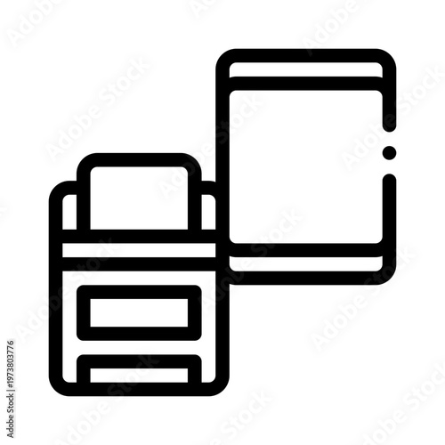 mobile line icon