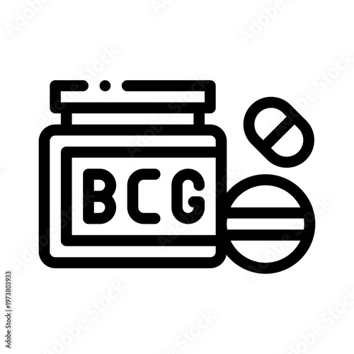 pills line icon