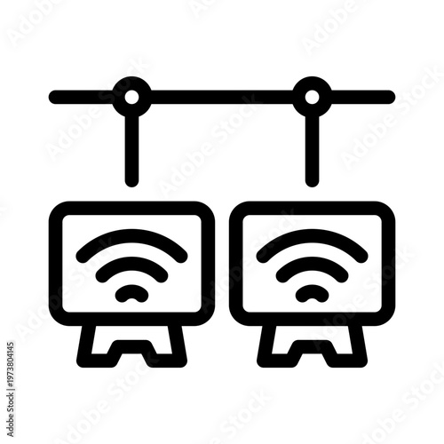 remote line icon
