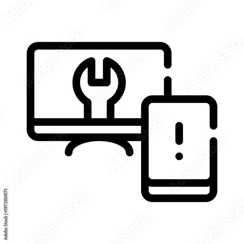 responsive line icon