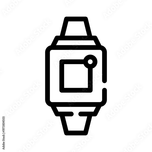 smartwatch line icon