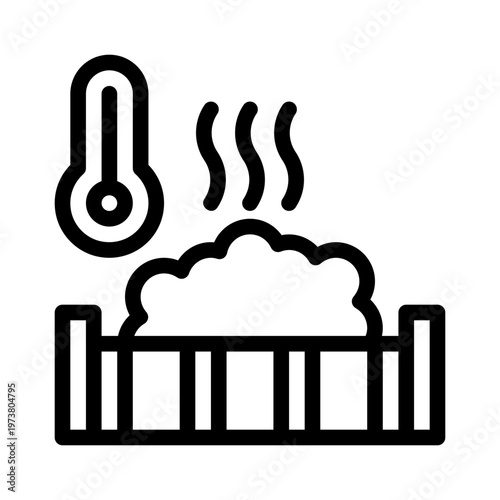 temperature line icon