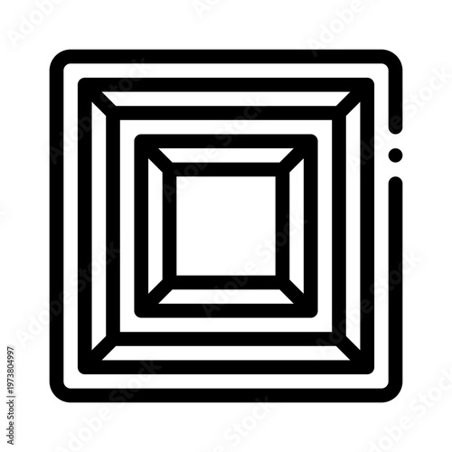 vent cover line icon