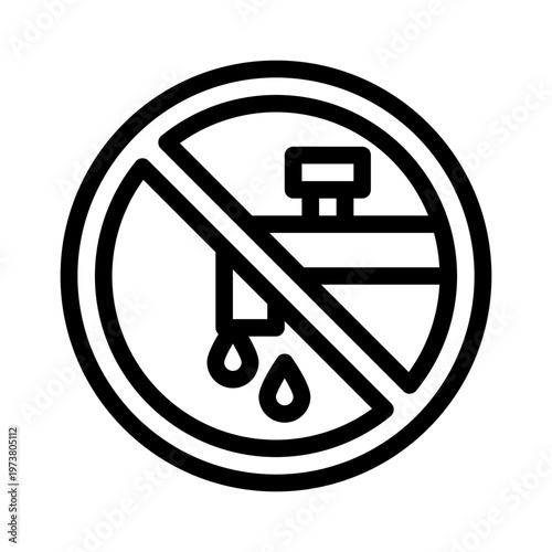 water line icon