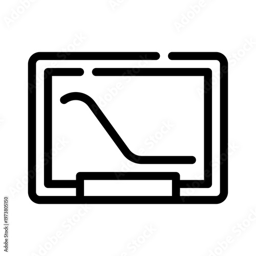 whiteboard line icon