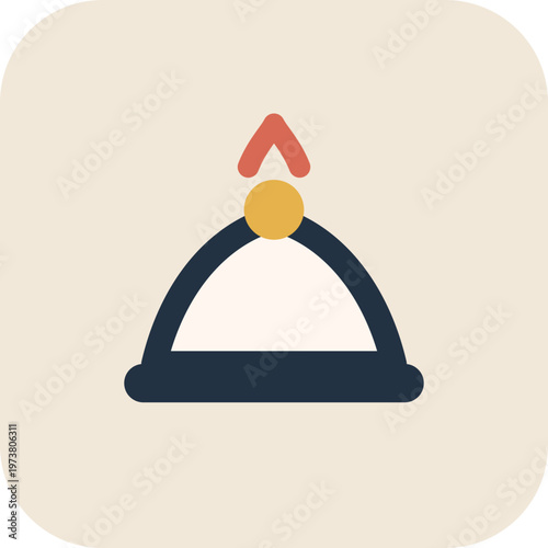 Hotel Bell Editorial Travel Vector Icon