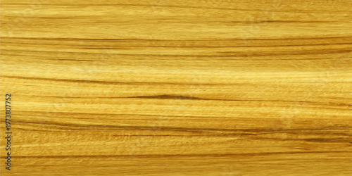 Yellow fabric texture background set against a natural brown wooden board with a grainy timber pattern and old oak plank surface