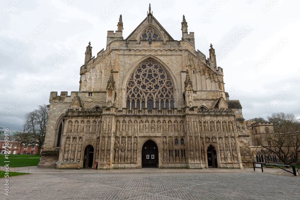 custom made wallpaper toronto digitalPhoto of Exeter cathedral in Exeter city centre