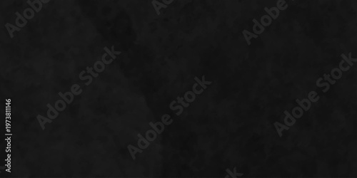 Distressed rough black cracked wall slate texture wall grunge backdrop smoke background. Stone concrete texture anthracite panorama. Old vintage charcoal night dark black stucco design.