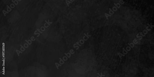 Distressed rough black cracked wall slate texture wall grunge backdrop smoke background. Stone concrete texture anthracite panorama. Old vintage charcoal night dark black stucco design.