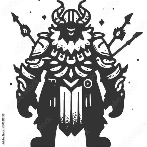 Our Own Ruin Vintage Illustration Vector