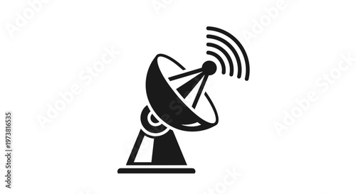 Satellite Dish Antenna Signal Transmission Technology.