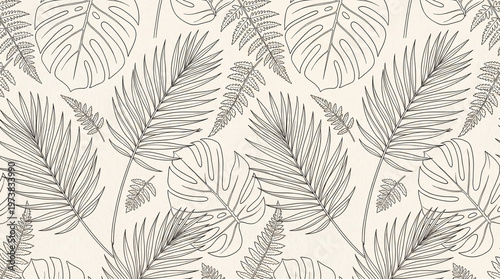 Tropical Leaf Pattern Design.