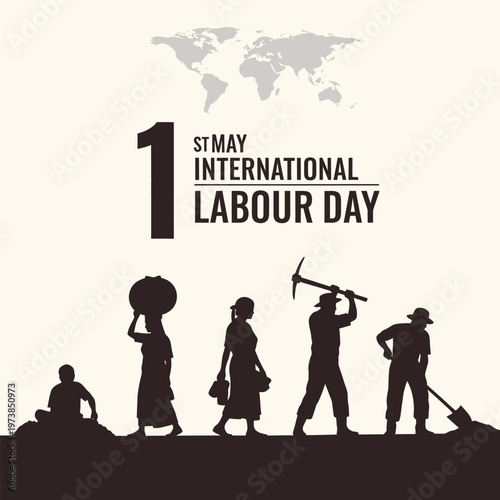 International labour day celebration honoring workers worldwide on may 1st