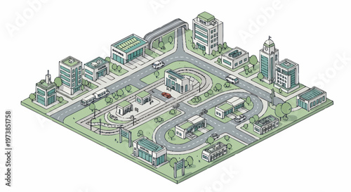City Infrastructure Road Network System.