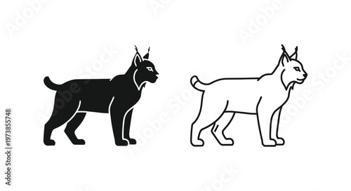 Lynx Cat vs Dog Breed Comparison Guide Vector