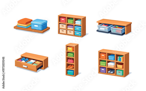 Mars Exploration. Minimalistic set one-line drawing planet Mars with surface lines, Mars rover, astronaut on Mars, rocket launching to Mars, Mars colony dome,