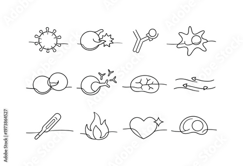 Strength Workout. Colorful isometric vector icons set of Strength Workout: deadlift bar, squat bar, bench press bar, power rack, lifting belt, wrist wraps,