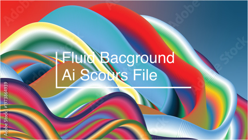 Abstract colorful rainbow wave design on a beach background for artistic business banner and wallpaper illustration