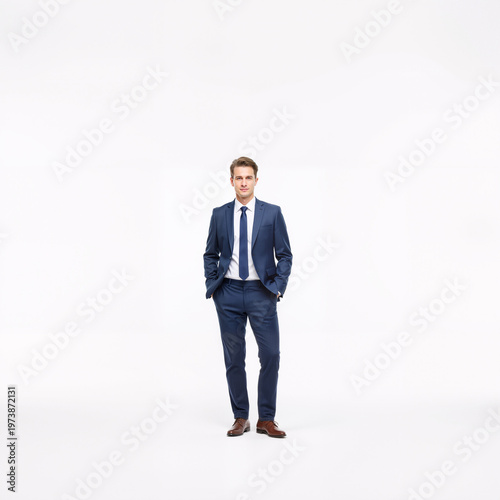 portrait of successful senior businessman consultant looking at camera and smiling inside modern office building