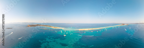 Fotografia Panorama de la isla Formentera en España