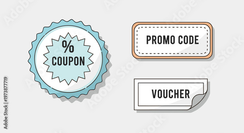Discount Coupon Voucher Promo Code.