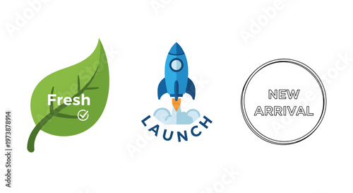 Rocket Ship Launching Into Space.