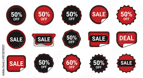 Sale Discount Labels and Badges.