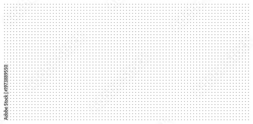 Obraz na plátně Bullet Journal Dot Grid PNG Transparent Overlay featuring minimalist notebook dots, planner page layout, isolated stationery element, geometric pattern