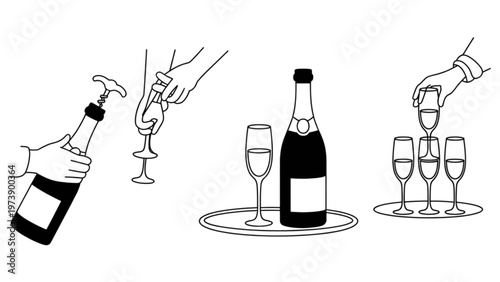 Colorful collection of felt crafting supplies with scissors and needles isolated on transparent background