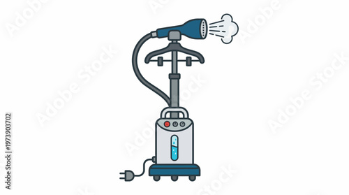 Modern Clothes Garment Steamer Appliance with Steam for Efficient Wrinkle Removal and Fabric Refreshing in Household Laundry