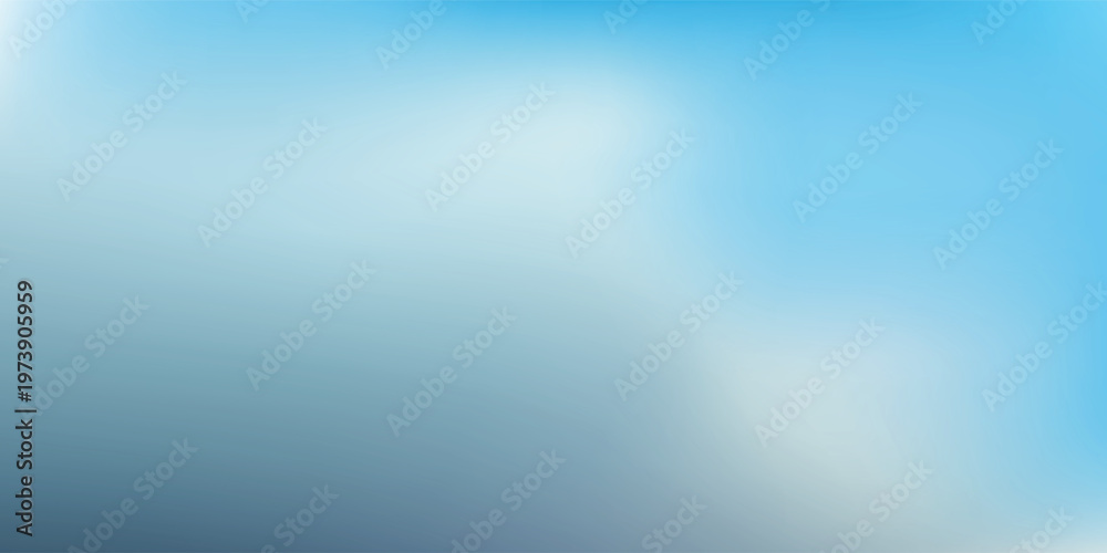 Obraz premium Professional soft blue and white mesh gradient abstract background.