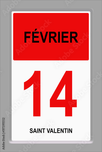 Ephéméride du Jour. 14 février. Saint Valentin.