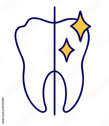 Teeth Whitening Before and After Comparison with Bright Clean Enamel and Sparkling Smile Result